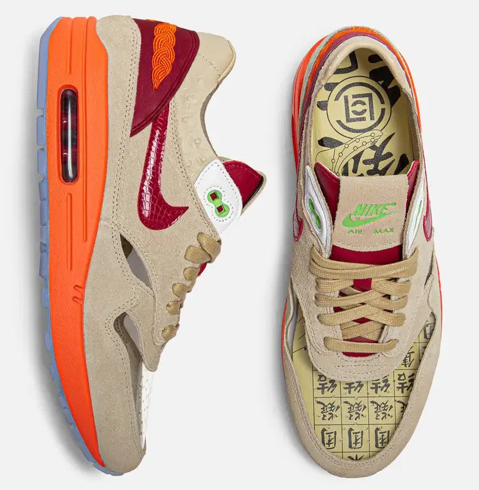 Nike Air Max 1 x CLOT "Silk" size 9m 10.5w