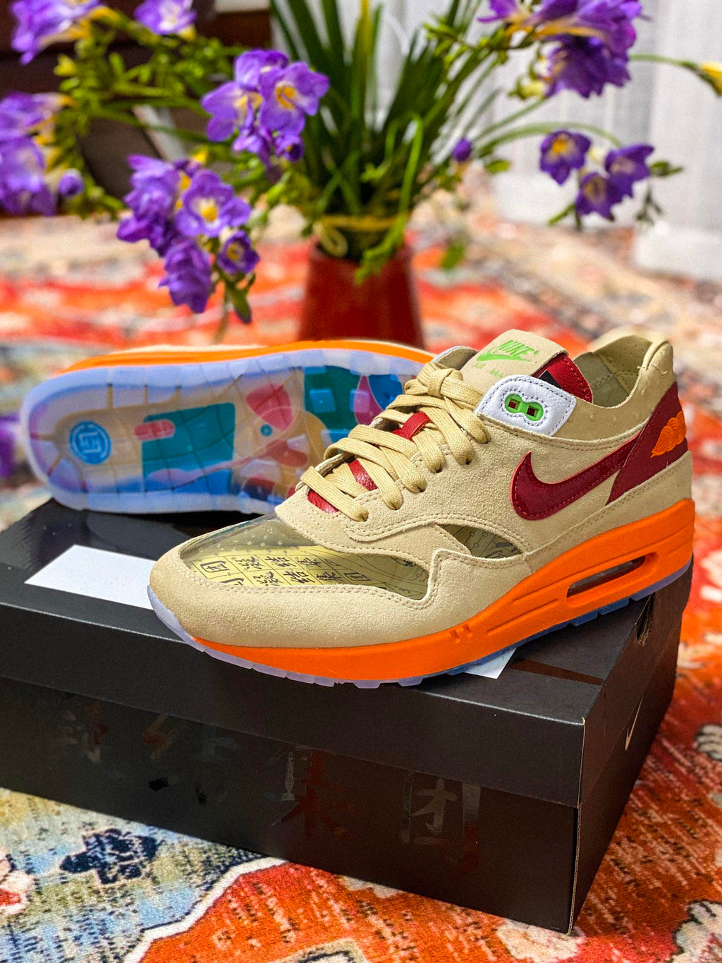 Nike Air Max 1 x CLOT "Silk" size 9m 10.5w