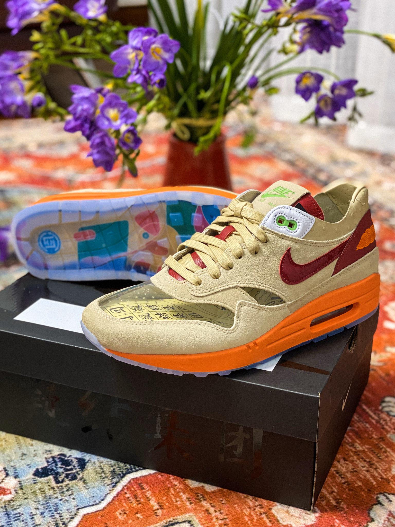 Nike Air Max 1 x CLOT "Silk" size 9m 10.5w