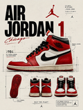 Jordan 1 wall art
